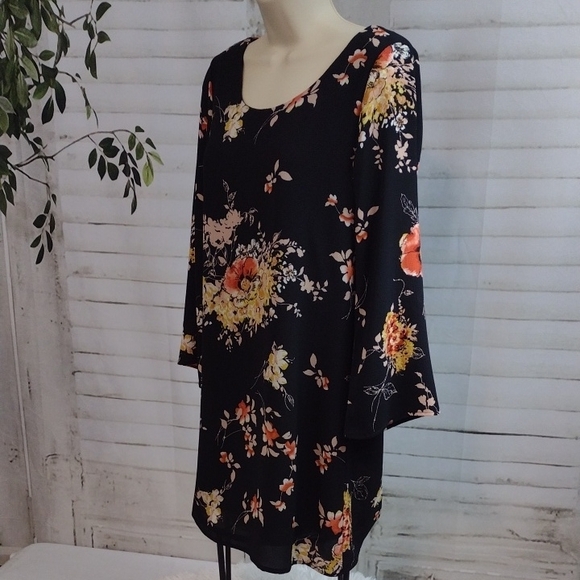 Altar'd State Black Floral Dress Size S - Picture 4 of 7